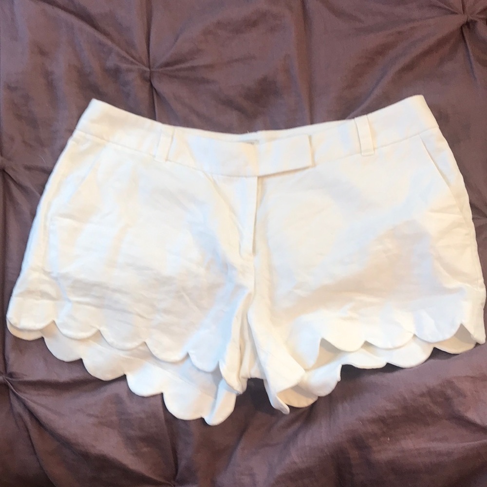 J Crew Scalloped Shorts